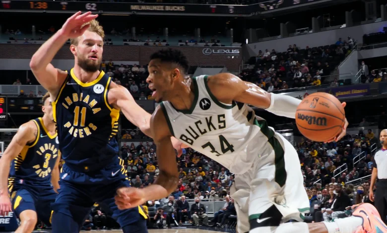 Milwaukee Bucks vs Pacers Match Player Stats